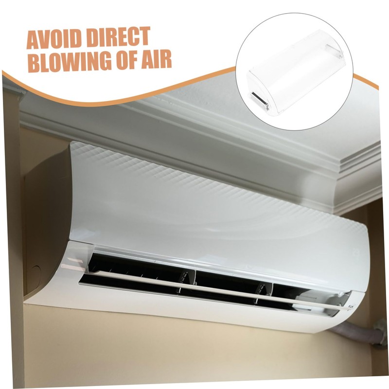 jojofuny Adjustable Air Vent Deflector Air Conditioner Vent Deflector Easy