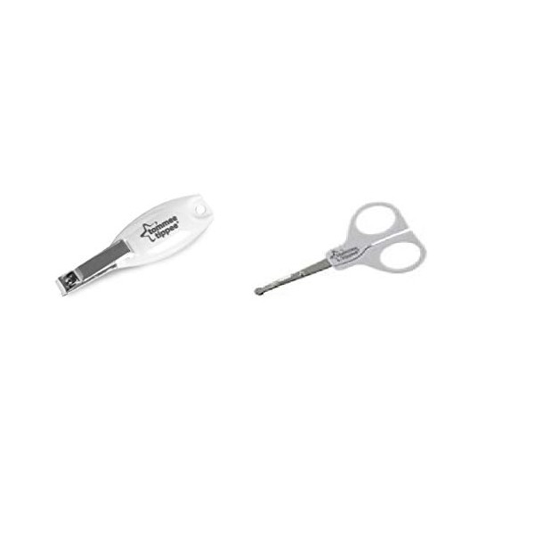 Tommee Tippee Scissors & Baby Nail Clippers *2 ITEM BUNDLE*