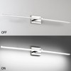 ZUZITO Modern Bathroom Vanity Light 48 inch, 32W Dimmable 5CCT