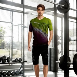 UGLY FROG 2025 Elements Mens Mountain Bike Jersey Short Sleeve Shirts Moisture-Wicking and Quick-Dry