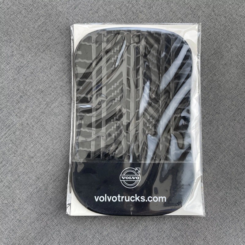 Handstands Jelly Sticky Pad VOLVO Tire Tracks Pattern Holds Phone