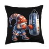 Boxing Gym Gnome With Punching Bag Hanger Funny America Throw