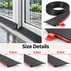 Self-Adhesive Window Water Blocking Bar – Rubber Rain Barrier Strip