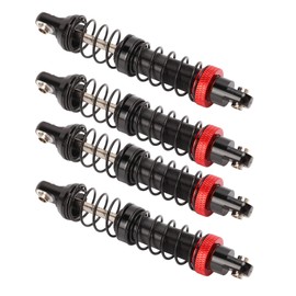 RC Shocks Absorber, 4Pcs Aluminium Alloy Adjustable RC Metal Shock Absorber RC Car Damper for 1/10 RC Crawler Car (90mm)