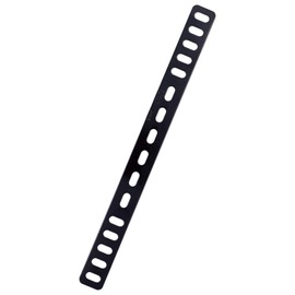 Amon G253 Mounting Brackets, Hole Diameter: 0.28 inches (7 mm), 1 x 11.8 inches (25 x 300 mm), Black