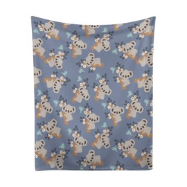 Joyidec Funny Koala Dog Wearable Fleece Pet Throw Blanket for Couch Car Bed Crate, Soft Cozy Baby Girl Boy Blanket 30x40 in