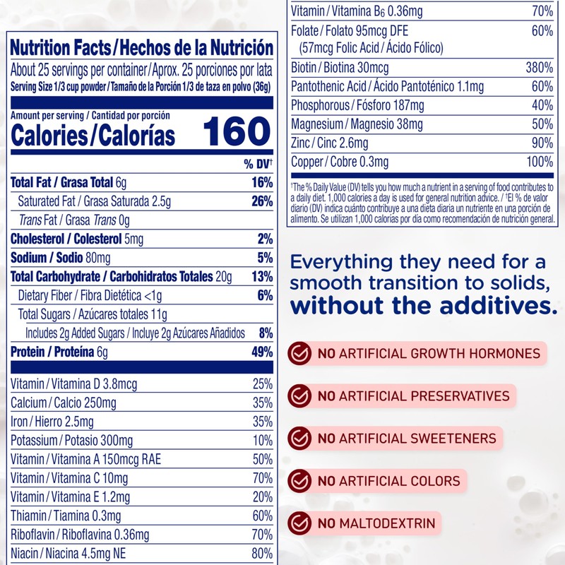 Enfagrow Premium Toddler Nutritional Drink, Natural Vanilla Flavor, Omega-3 DHA