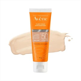 Avène Protector Solar Facial Fluido Mat Perfect Aclarante FPS 70 Tono Claro 40g