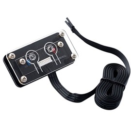Wobekuy Desktop Computer Switch - External Power Switch with Restart Button for PC Case Power Supply