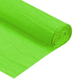 sourcing map Crepe Paper Rolls 7.5ft Long 20 Inch Wide for Various Large Hanging Party Backdrop DIY Decorations, DIY Supplies, Grass Green Pack of 2