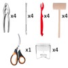 Artcome 21 Pcs Seafood Tools Set includes 4 Crab Forks,