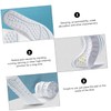 LALAFINA High Elastic Sports Insoles Breathable Anti-slip Arch Support Comfortable