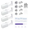Makalong 4pcs Ear Piercing Kit, Self Ear Piercing Gun, Easy