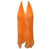 Wrapables Solid Color Silk Long Scarf, Orange