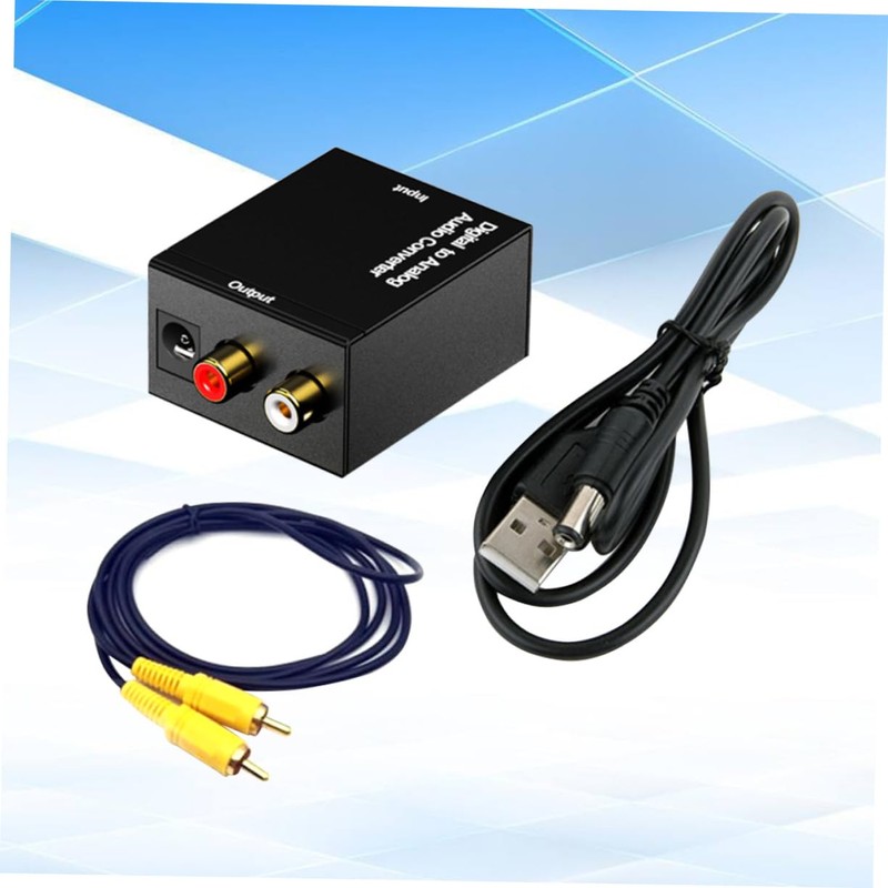 ORFOFE Digital to Analog Audio Converter Box Compact Optical to