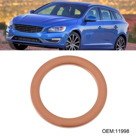 EMSea 10x Differential Fill Drain Plug Gasket Washers Compatible with Volvo Bevel Angle Gear 11998 18x24x1.5mm