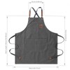 HIUOUIH Men's Kitchen Apron 76 x 68 cm Cooking Apron