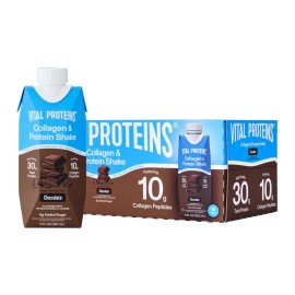 Vital Proteins 10g Collagen and 30g Total Protein Shake, Chocolate 11 fl oz 18
