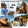 Naiicute Motorcycle Ear Plugs Wind Noise Reduction 2 Pairs, Prevent