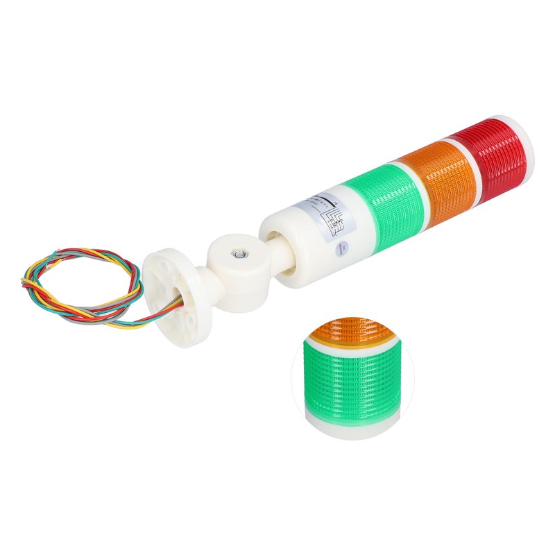 BERM Signal Tower Always Bright LED 3 Colour Alarm Light