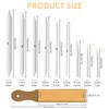 13 Pcs Blending Stumps For Drawing,Tortillions Set With Sandpaper Board,Professional