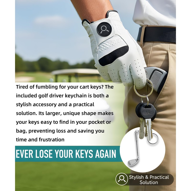 TELSOLAR Club Car Golf Cart Keys (1A,1B,1C) 7-Pack with Golf
