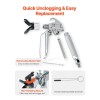 D0100X37P0X Airless Paint Spray Gun 3600PSI 517 Nozzle Professional Paint