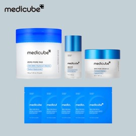 Medicube Zero Pore Pads 70 sheets + Serum 37ml + Cream 50ml + Pads 2 sheets (5 pack) / 메디큐브 제로 모공 패드 70매 + 세럼 37ml + 크림 50ml + 패드 2매입5