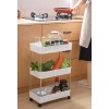 TvShopping Carrito Delgado Organizador Multiuso De Plastico P/ Hogar Cd