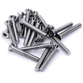 M5 (5mm x 45mm) TX Socket Countersunk Machine Screw (Bolt) - Stainless Steel (A2) (Pack of 20)