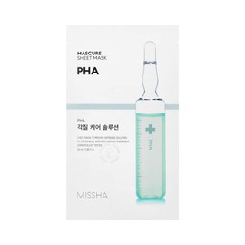 MISSHA Mascure Peeling Solution Sheet Mask PHA Face Mask Korean Cosmetic Cloth Mask Exfoliating Care Moisture Set of 3