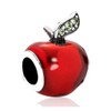 LaBenie Red Enamel Charm Bead Apple