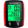 Bicycles Odometer and Speedometer, Wired Waterproof Cycle Bike Computer with