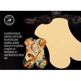 Wolf Tattoo Piel Sintética Para Tatuar Piel Espalda Completa Grande