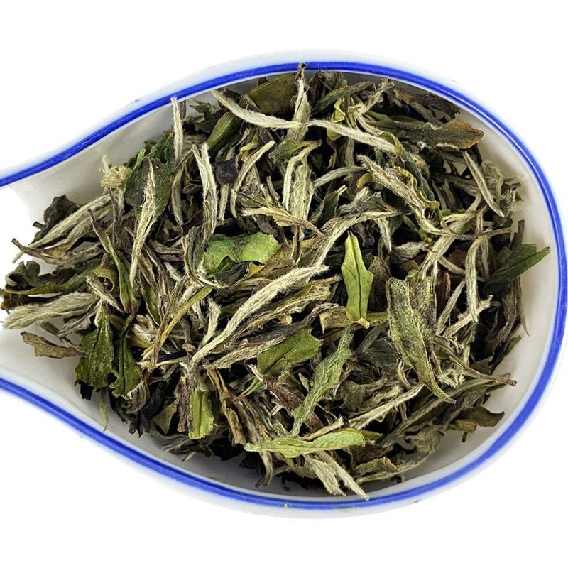 TIAN HU SHAN Premium White Tea Loose Leaf, Original Bai