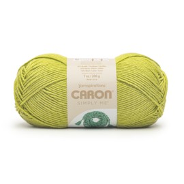 Caron Simply ME Olive Quartz Yarn - 2 Pack of 200g/7 oz - 62% Acrylic 20% Nylon 18% Wool - #5 Bulky - 246 Yards - Knitting/Crochet