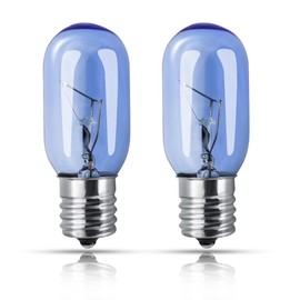 PWEOW Refrigerator Light Bulb 297048600 241552802, 40W, T8, for Frigidaire, Kenmore, Whirlpool, KitchenAid, Electrolux, AP3770086 AH976993 EA976993 Refrigerators Bulbs - 2 Pack