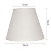 TOOTOO STAR Barrel White Small Lamp Shade for Table Lamps