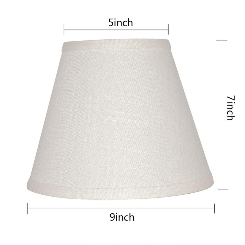 TOOTOO STAR Barrel White Small Lamp Shade for Table Lamps