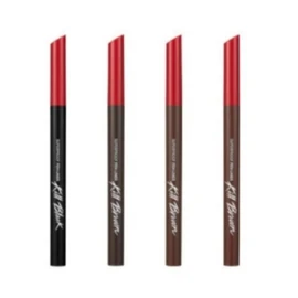 Chemicos Clio Super Proof Pen Liner 0.55ml (01 Black) x2 / 케미코스 클리오 수퍼프루프 펜 라이너 0.55ml(01블랙) x2개