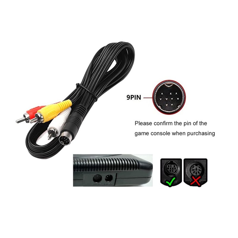 RUITROLIKER 1.8 m 6 ft RCA AV Audio Video Cable