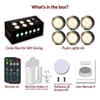 TECOMLIGHT LED Puck Lights with Remote Control, Battery Operated Wireless