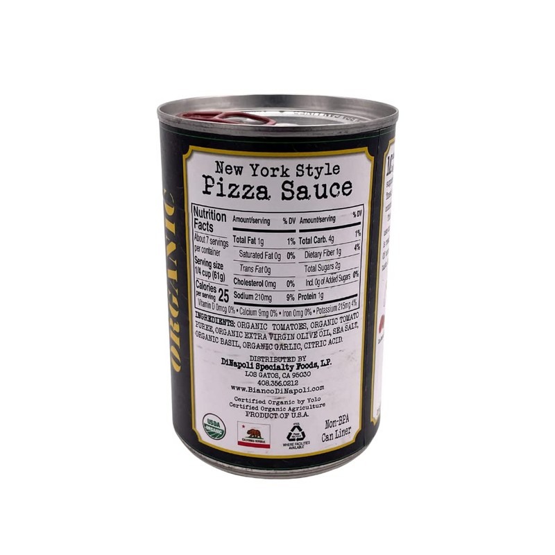 Bianco Dinapoli Organic New York Style Pizza Sauce, 15oz
