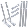 25 Pcs 5 inch Aluminum Roof Gutter Hanger with Straps