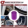 HEROFFIX 4 Pcs Decorative Tire Valve Stem Caps 17mm Tyre