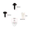 VGOL 10-Piece Front Bumper Mounting Clip Set Mudguard Replacement Screws