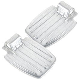 IWOWHERO 1 Pair Foot Rest for Wheelchair Replacement Footrest Pedal Elevating Leg Pad Heavy Duty Wheelchair Footplates
