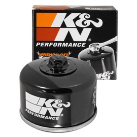 K&N Filtro de aceite para motocicleta: alto rendimiento, premium, diseñado para ser utilizado con aceites sintéticos o convencionales: se adapta a vehículos seleccionados Piaggio, Aprilia, Peugeot, Malaguti, Gilera, KN-184