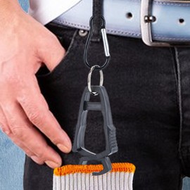 Clip for Gloves | Aluminum Alloy Belt Clip Hook,Camping Hook, Anti-loss Gloves Clips for Construction for Gloves Helmets Towels Glasses Work Clothes Pants Belts Tool Bags