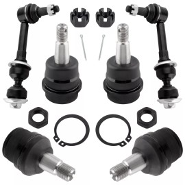 Unbranded 6pc Front Sway Bars Upper & Lower Ball Joints for 1995-1999 Ram 1500 2500